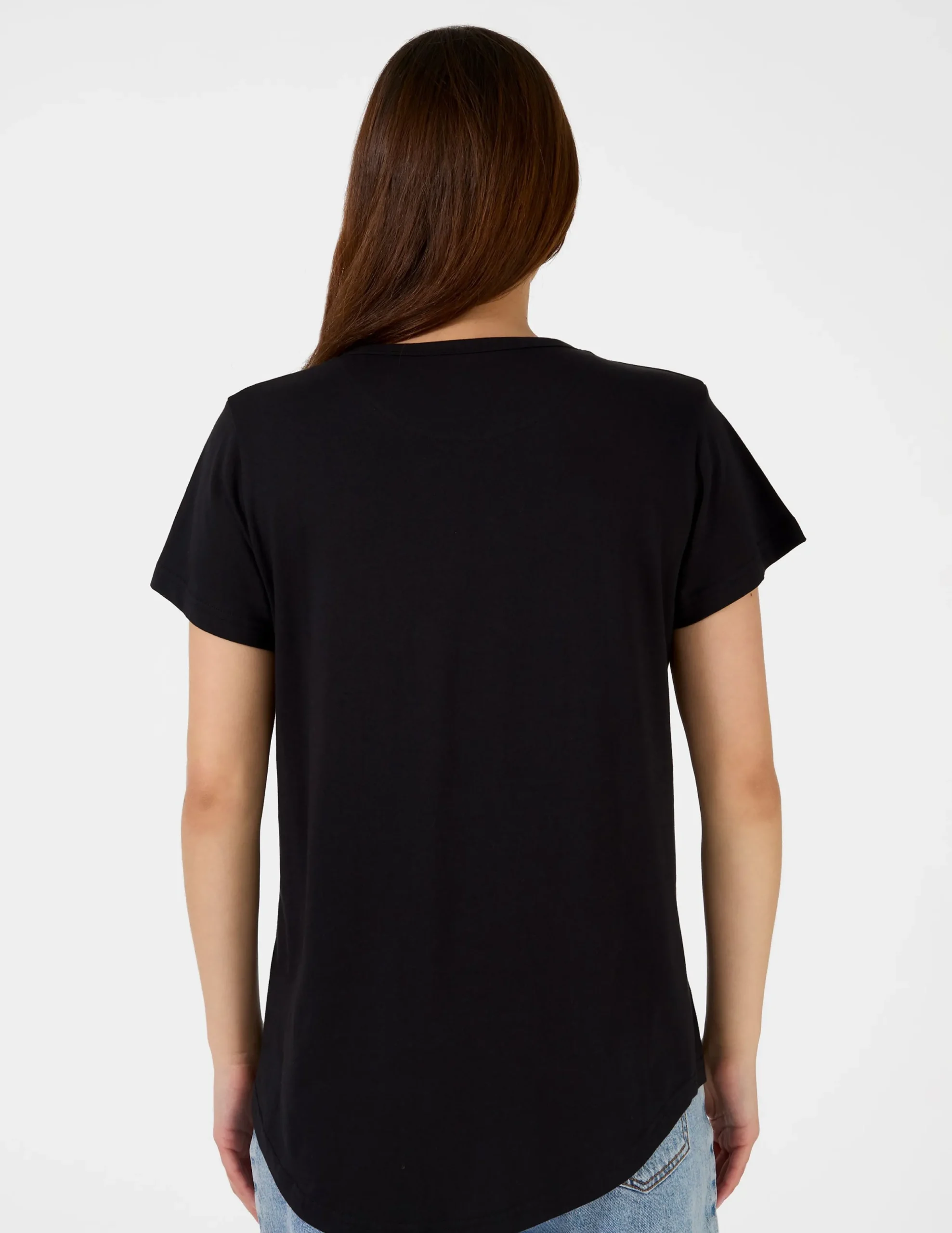 T-Shirt - Black Leopard Flower