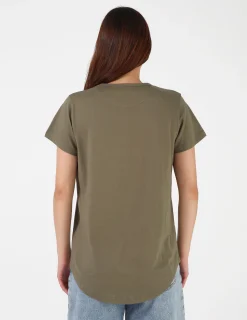 T-Shirt - Khaki Blush Cross