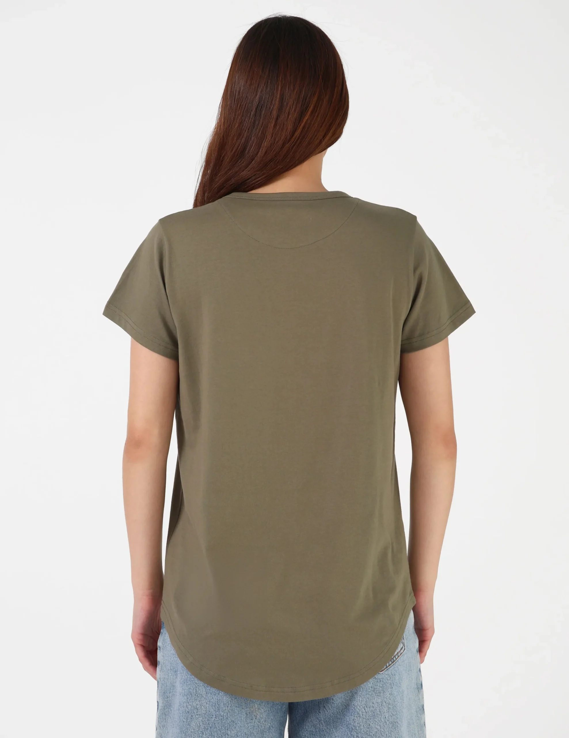 T-Shirt - Khaki Blush Cross