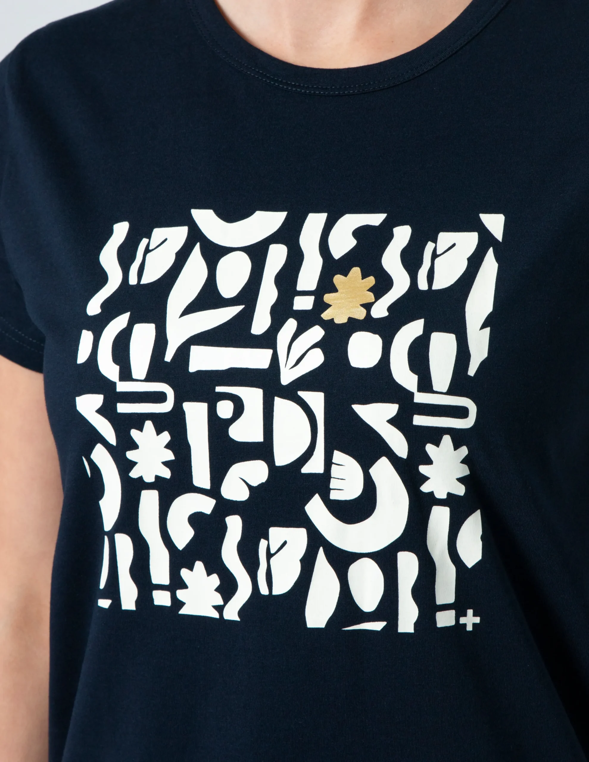 T-Shirt - Navy Geo