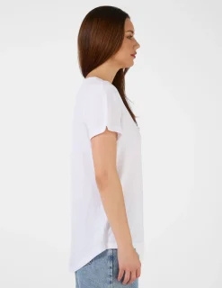 T-Shirt - White Blush Cross