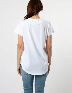 T-Shirt - White Bronze Safari Cross