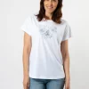 T-Shirt - White Paper Flowers Heart