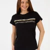 T-Shirt Icon Stripe - Black