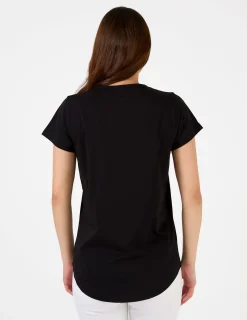 T-Shirt Icon Stripe - Black