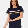 T-Shirt Icon Stripe - Navy