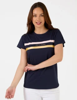 T-Shirt Icon Stripe - Navy