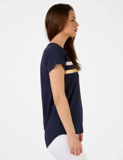T-Shirt Icon Stripe - Navy