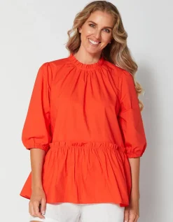 Tulia Top - Tomato