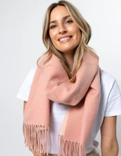 Two Tone Scarf - Pink