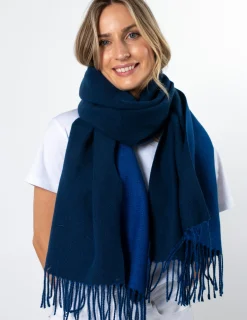 Two Tone Scarf - Royal Blue