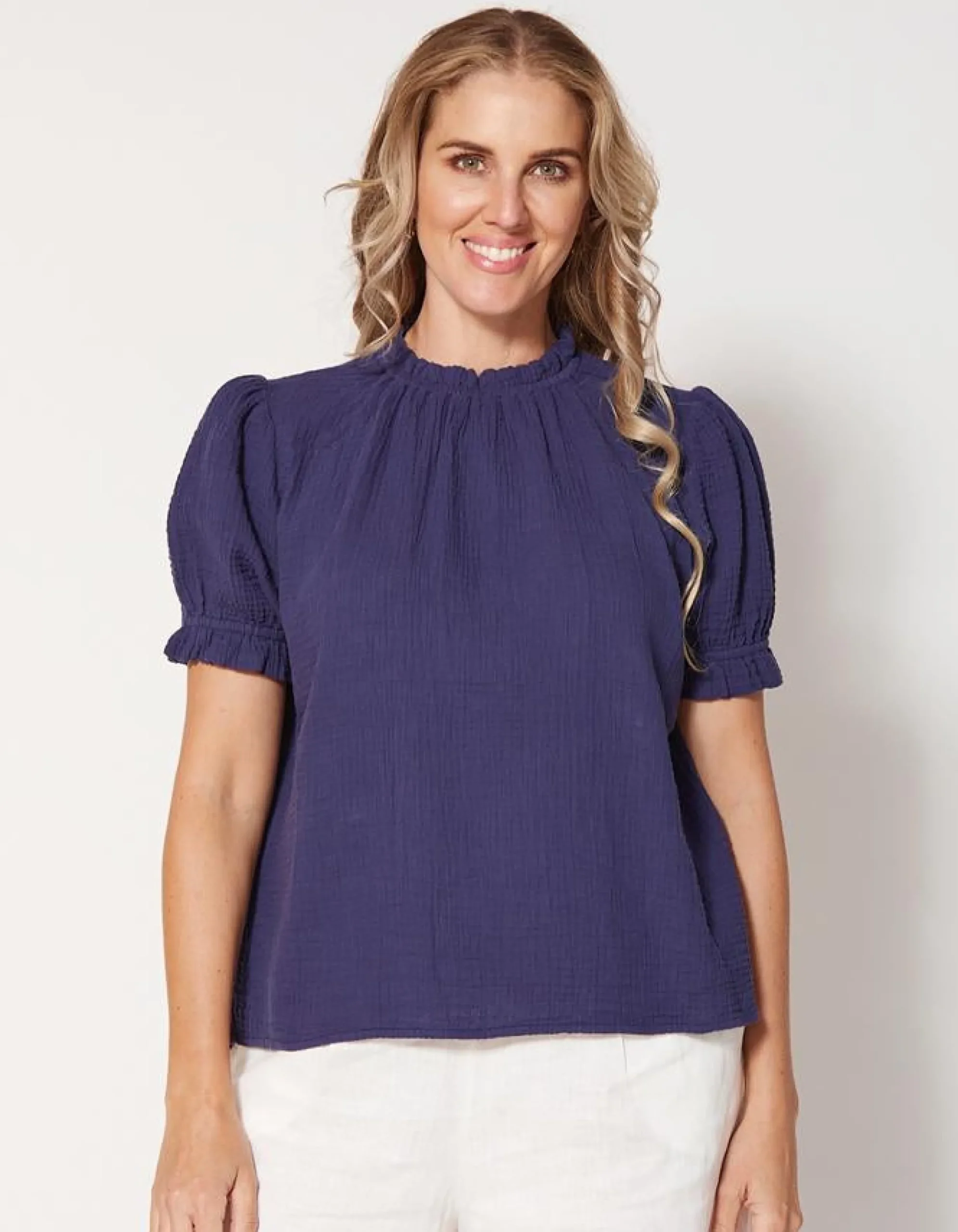 Valeria Top - Indigo