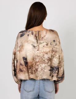Verity Blouse - Winter Watercolour