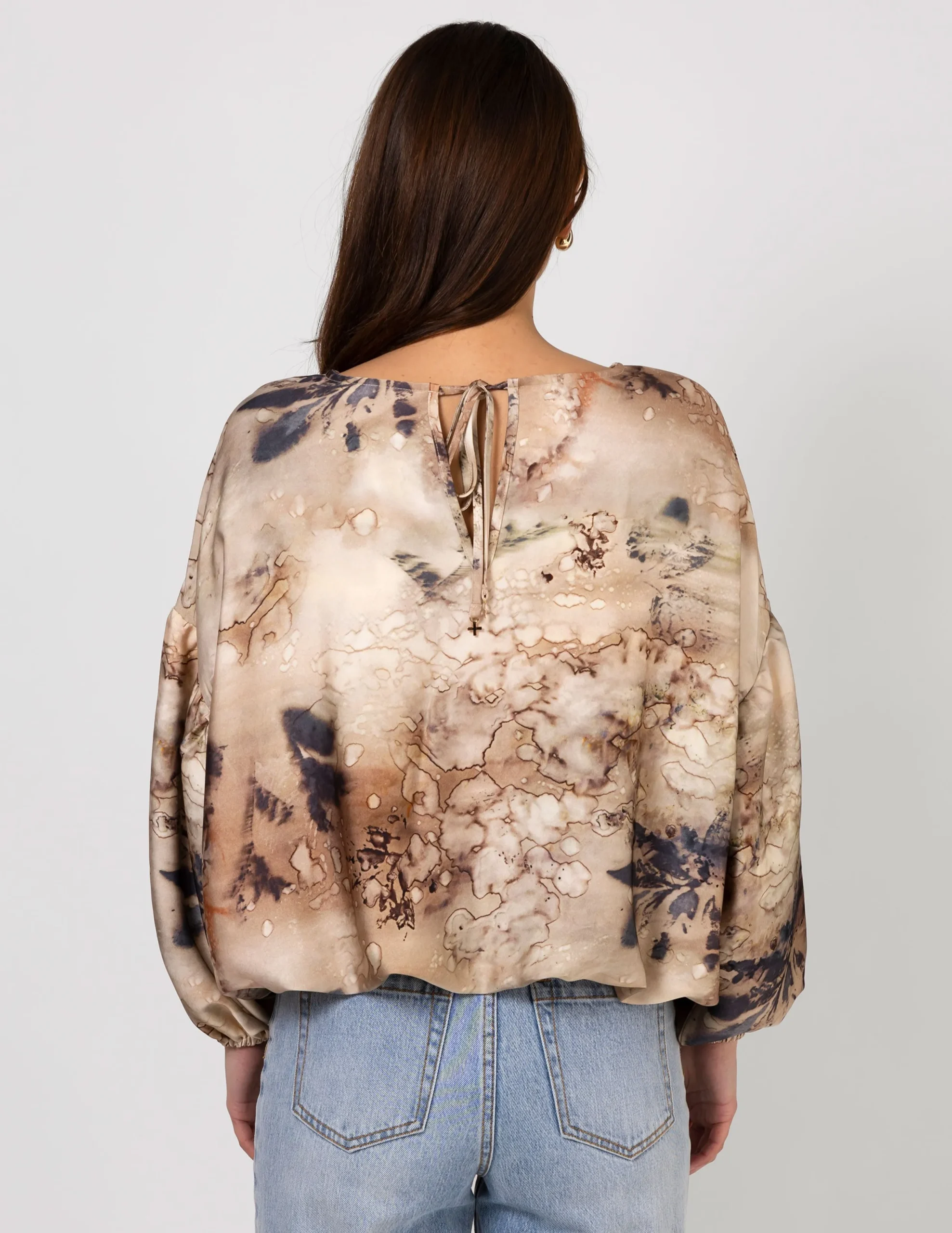 Verity Blouse - Winter Watercolour