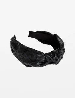 Weave Hairband - Black Knot