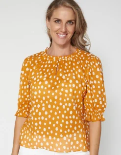 Willow Top - Peach Spot