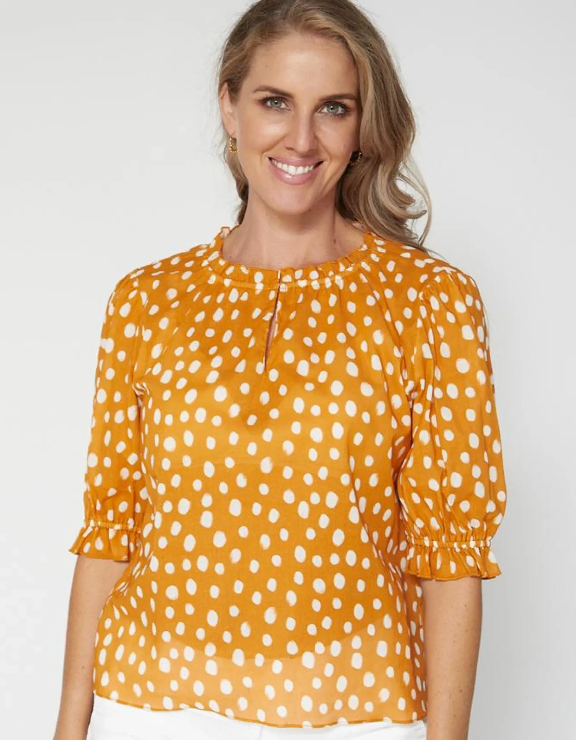 Willow Top - Peach Spot