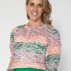 Willow Top - Wave Stripes