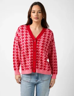 Xanthe Cardigan - Red/Candy