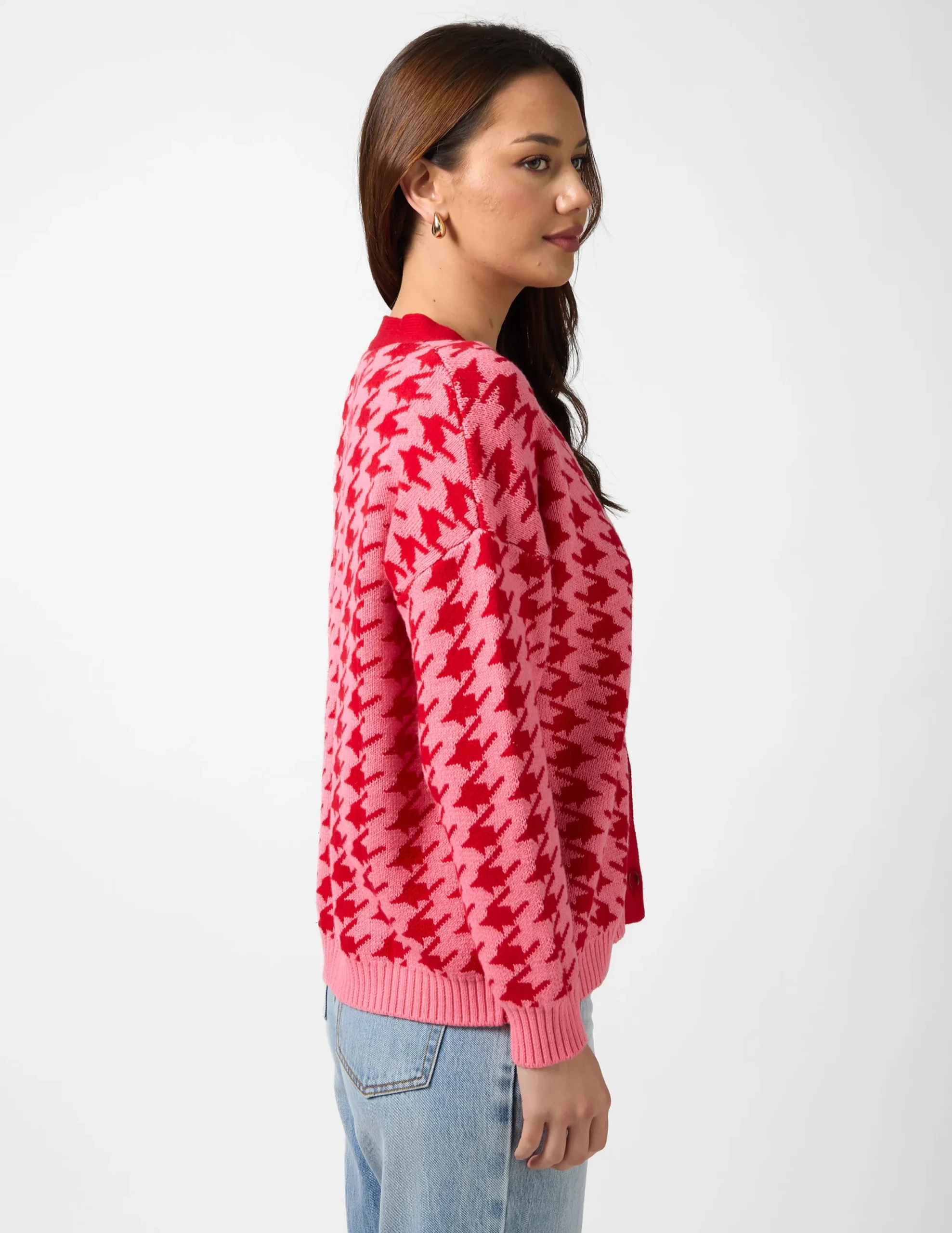 Xanthe Cardigan - Red/Candy