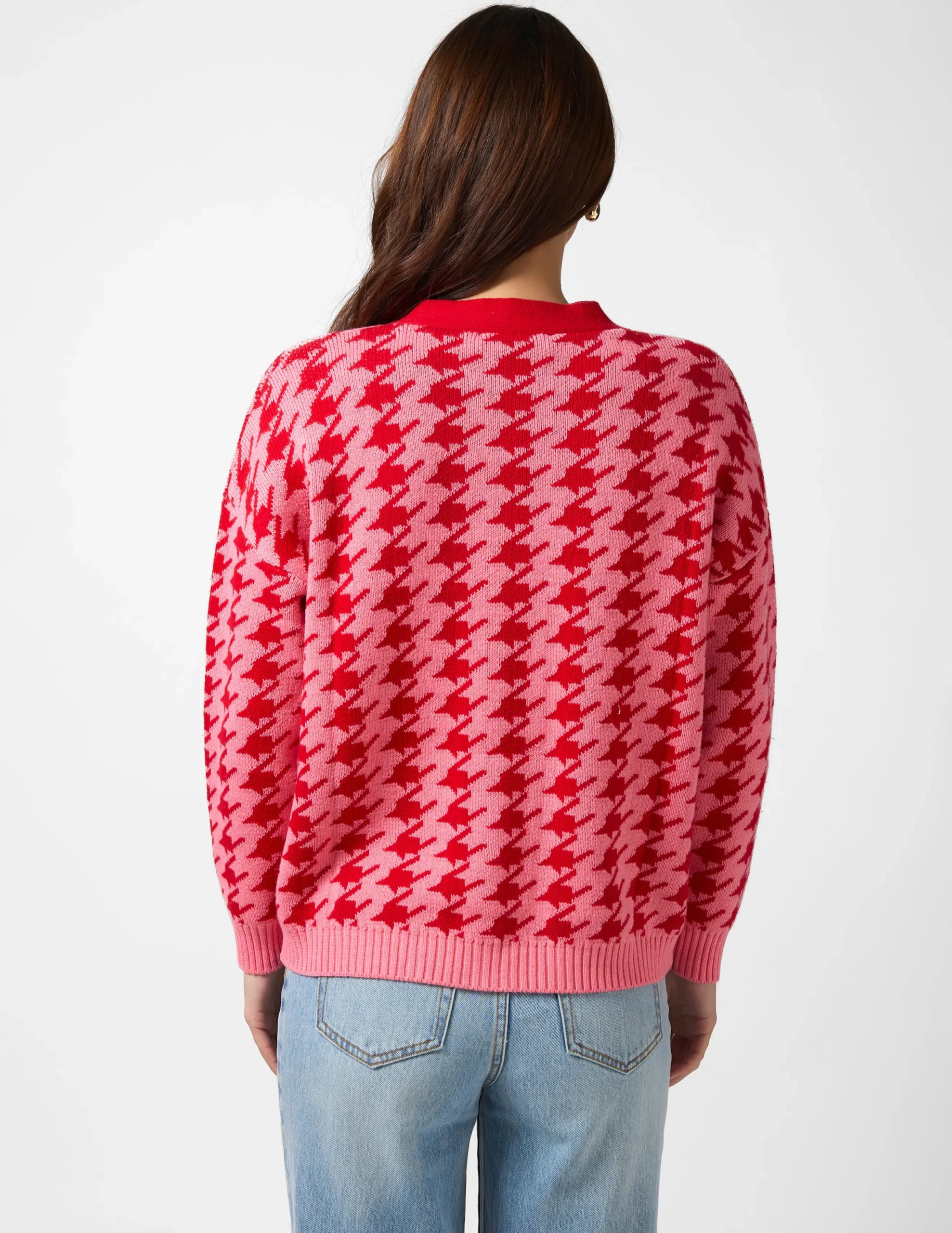 Xanthe Cardigan - Red/Candy