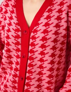 Xanthe Cardigan - Red/Candy