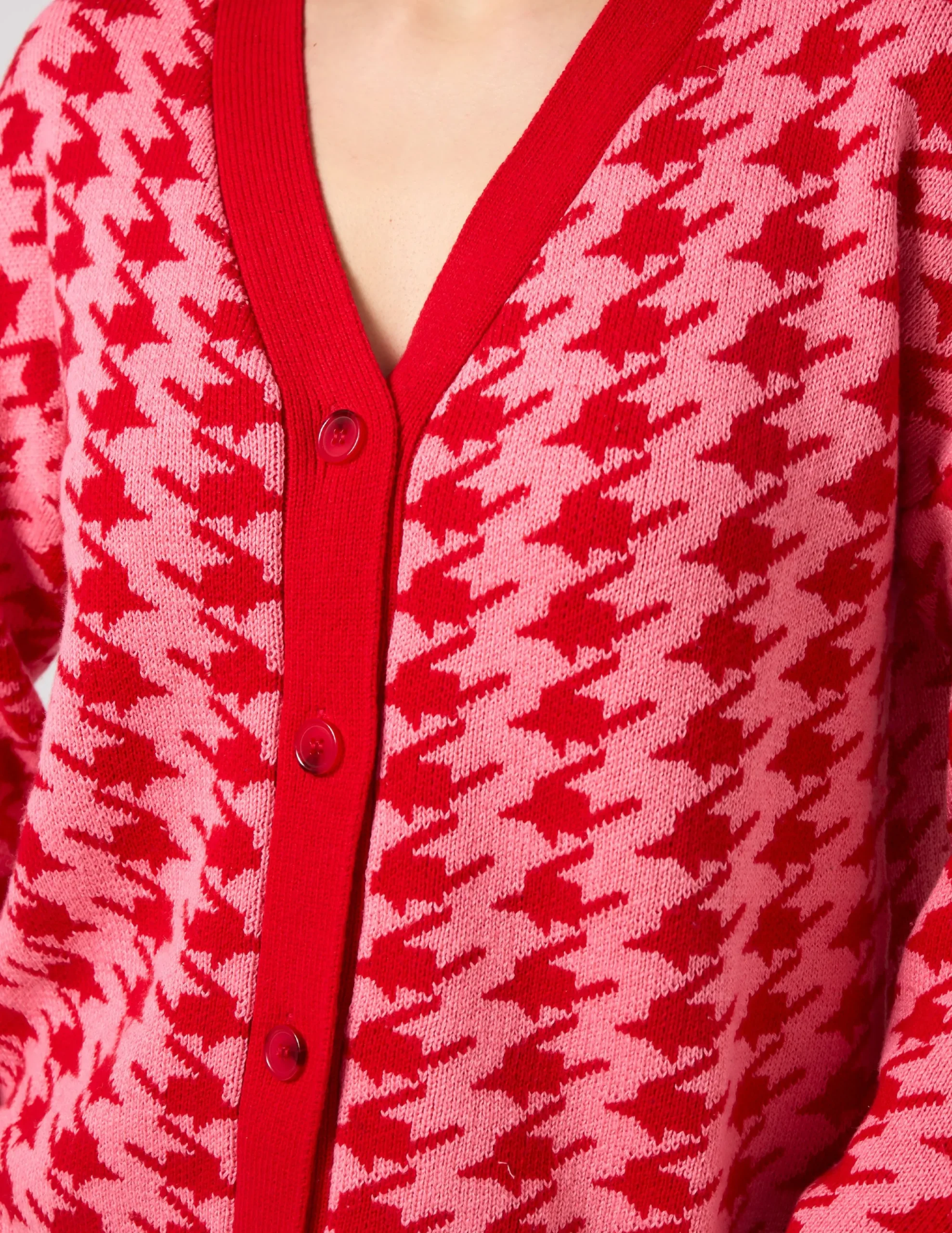 Xanthe Cardigan - Red/Candy